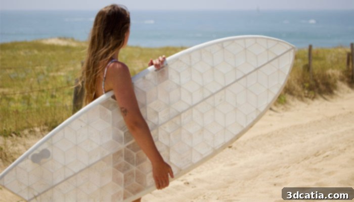 Traditional surfboard components travelling long distances