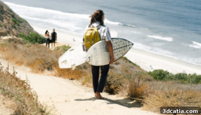 A surfer riding a transparent WYVE 3D printed surfboard