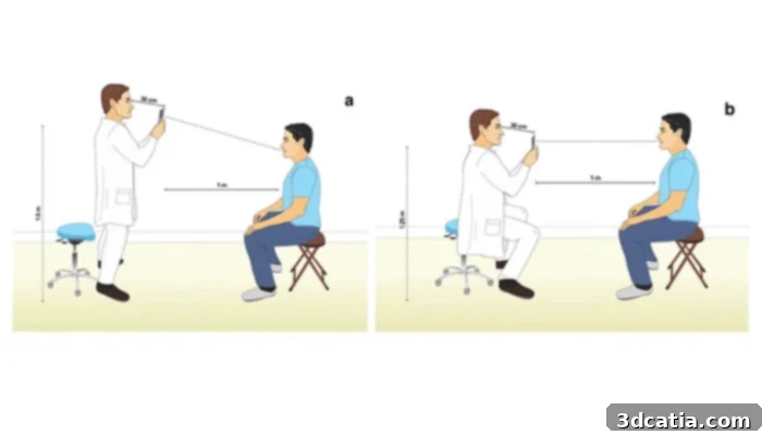A mobile phone taking pictures of a person's face for photogrammetry, illustrating the data collection process for 3D printed facial prosthetics.