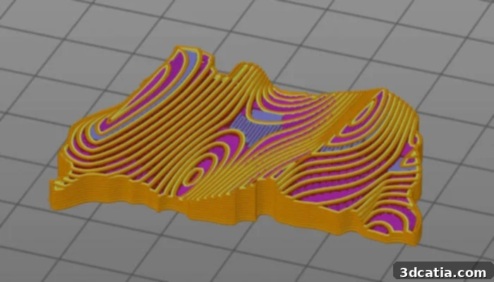 NovaMeat plant-based steak modeled on CAD software, ready for 3D printing.
