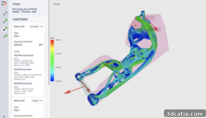Optimized FUV parts designed with CogniCAD software using additive manufacturing techniques for lightweighting.