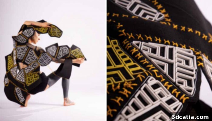 Ganit Goldstein 3D printed fashion custom fitted