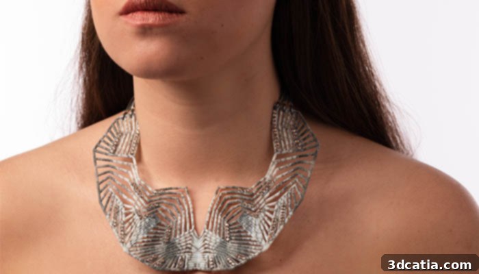 Ganit Goldstein 3D printed jewelry
