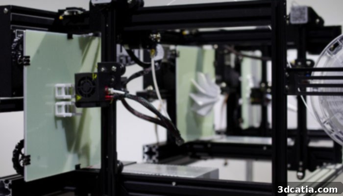 The QPoD automates plastic 3D printing