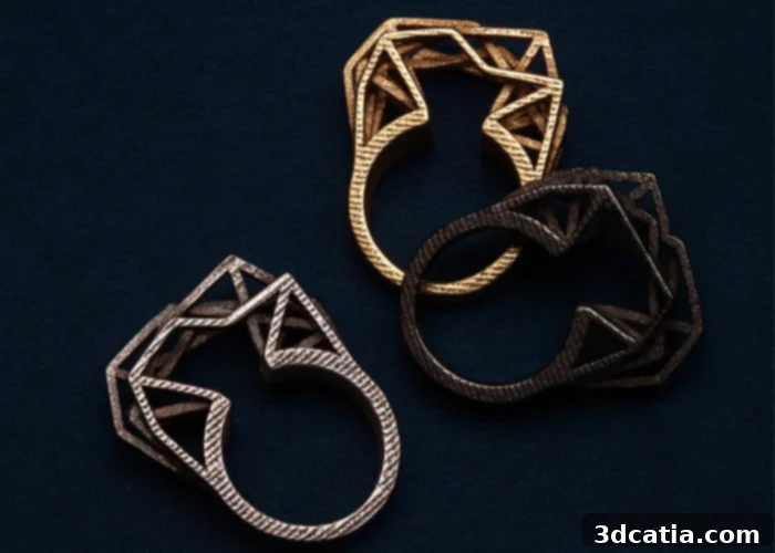 Radian Solitaire Ring