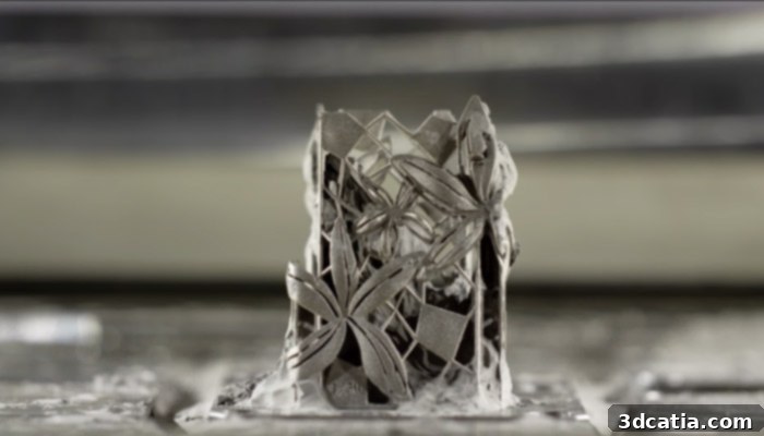 L'Oréal perfume packaging designed with metal additive manufacturing
