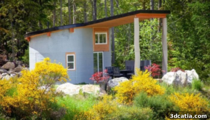 Fibonacci 3D Printed House on Airbnb
