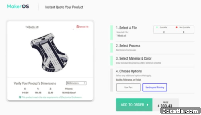 Vision Miner team leveraging MakerOS to streamline client workflows and order management for 3D printing services