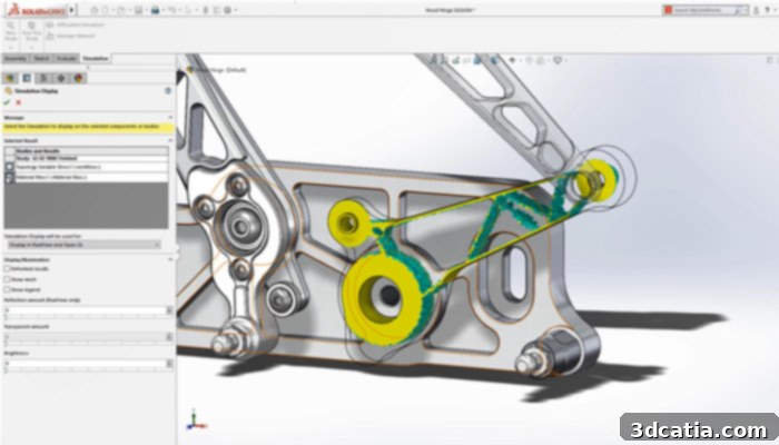 SOLIDWORKS topology optimization example