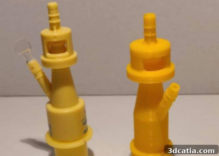 3D Printed Valves for Ventilators