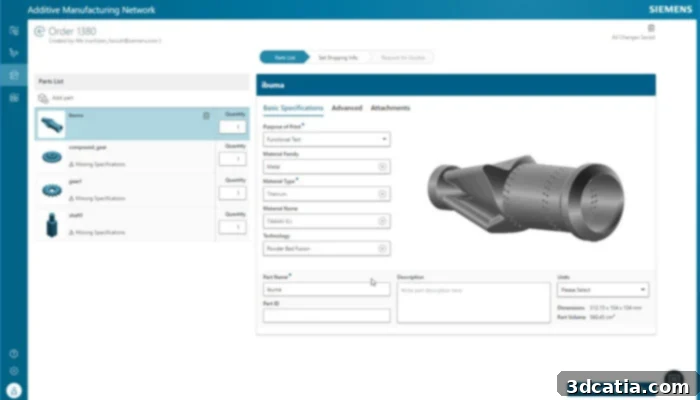 The AM Network platform from Siemens