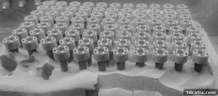 Metal additive manufacturing is used for the production of end use parts