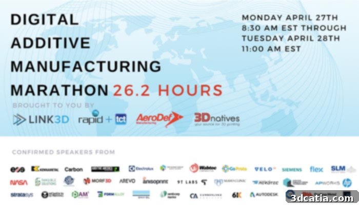 DAMM2020: Inaugural Global Online Additive Manufacturing Conference 2 Digital Additive Manufacturing Marathon #DAMM2020 - Connecting the AM Industry Globally