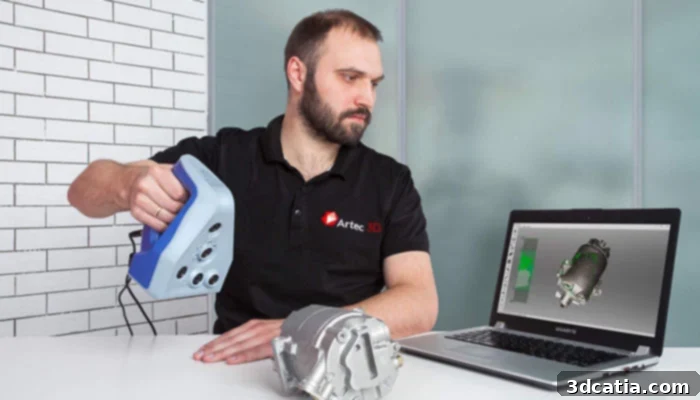 Artec 3D - Handheld 3D Scanner in Action
