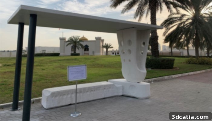 acciona 3D printed bus stop