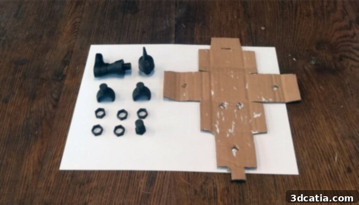 Assembled Cardboard Pirate Figure