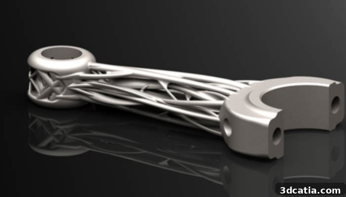 Generative design techniques for lighter, higher performing auto parts
