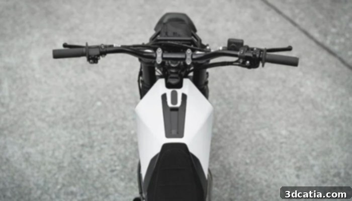 Vagabund Moto V13 Custom Motorcycle with 3D Printed Parts