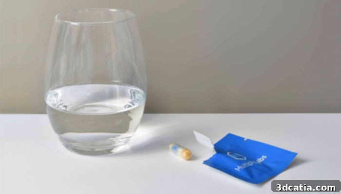 Multiply Labs innovates 3D printed multi-compartment pills for programmed drug release.