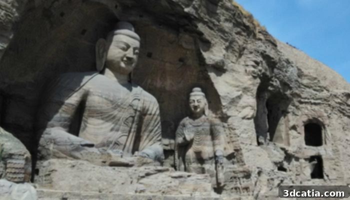 The Yungang Grottoes, a UNESCO World Heritage Site