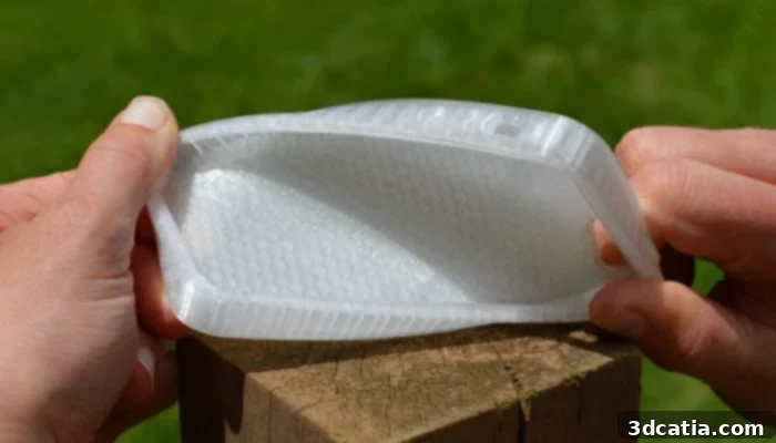 Flexible TPU is often used for cell phone cases due to its protective qualities.
