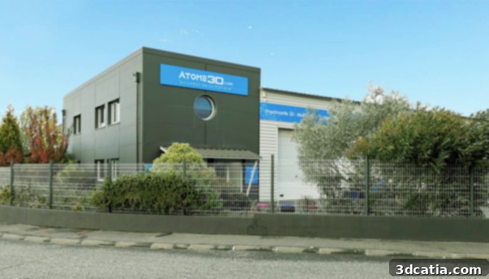 Atome3D's modern premises
