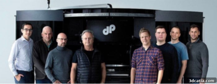 The dp polar team working on industrial 3D printing solutions