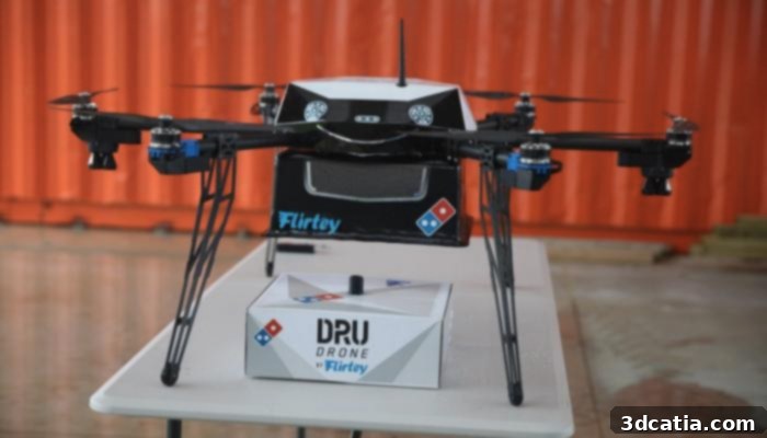 3D printed drone for business deliveries