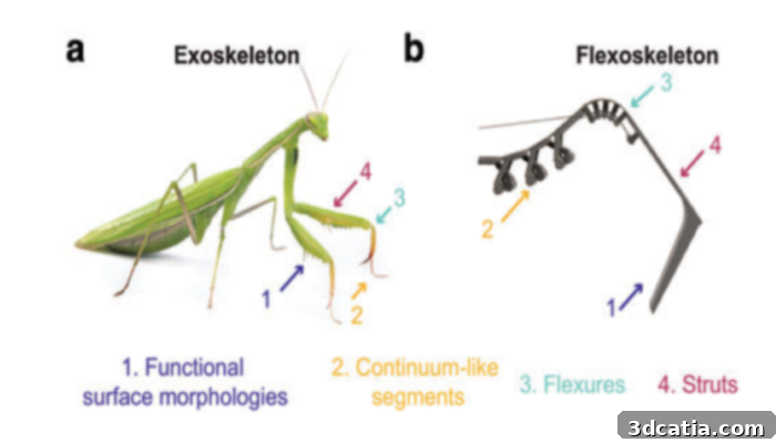 3D printed insect-like robots