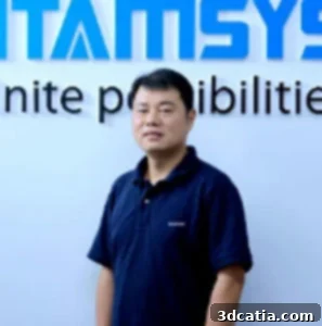 Charles Han, CEO of INTAMSYS, a leader in high-speed, high-precision 3D printing equipment.