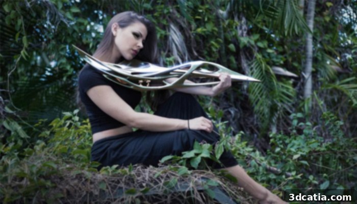 Monad Studio's collection of futuristic 3D printed music instruments