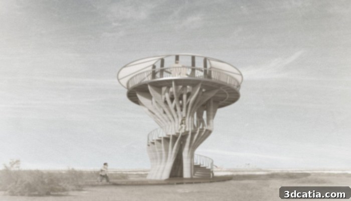 3D printed tower in Dubai