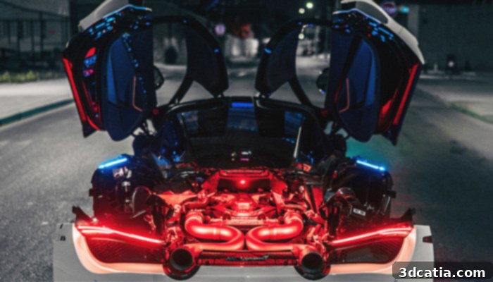 McLaren 720S with 3D printed body kit