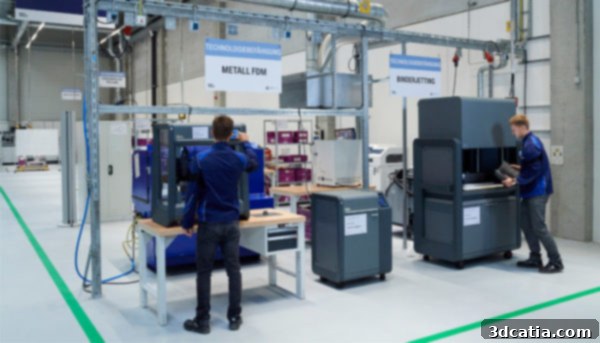 BMW Additive Manufacturing Campus showcasing Desktop Metal machines