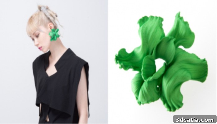 Japanese 3D printed jewelry 