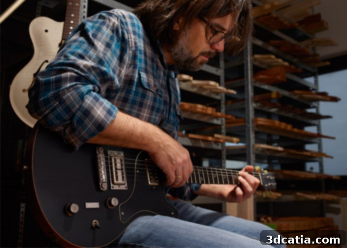 Nik Huber Guitars 3D printing
