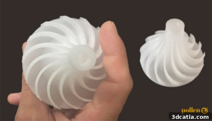 Pollen AM 3D printing technology for polypropylene