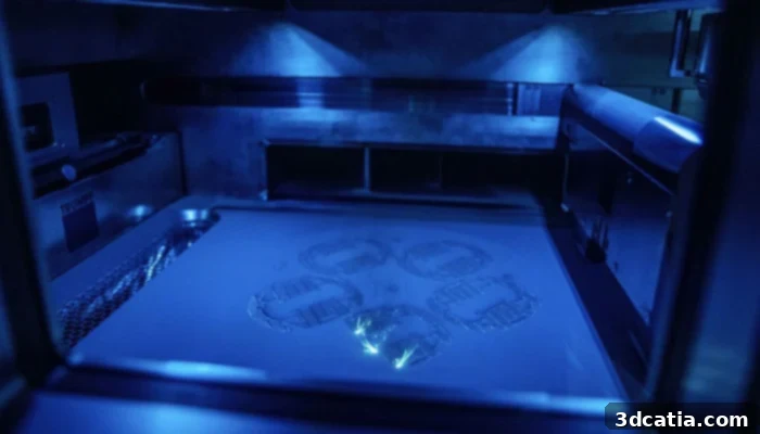 LPBF 3D printing process in action for advanced metal components