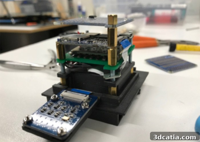 discovery 3D printed satellite