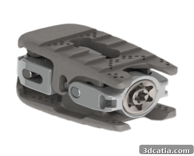 The MOJAVE PL 3D printed spinal lumbar implant in surgical setting