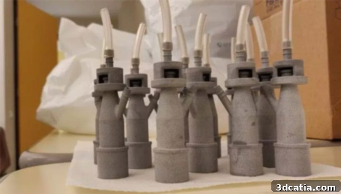 A 3D printed valve. Demonstrating AM's capability in essential circumstances.