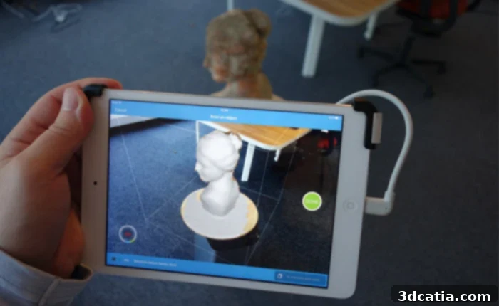 itSeez3D app in action