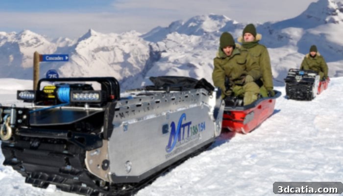 3D printed rescue vehicle