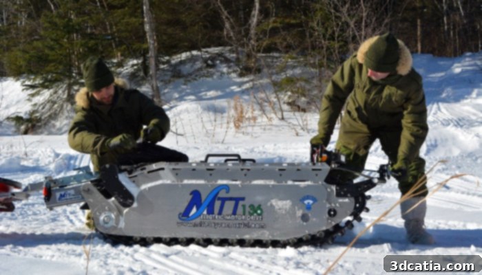 3D printed rescue vehicle