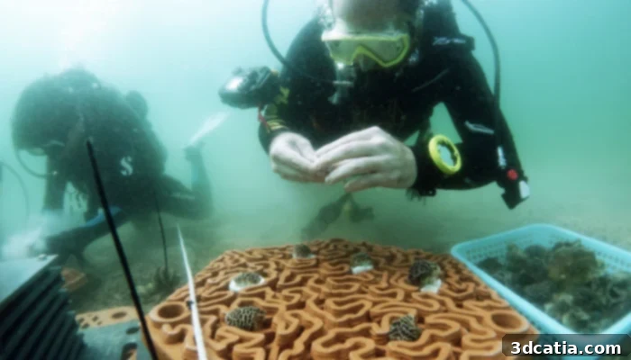 3D printed reef tiles