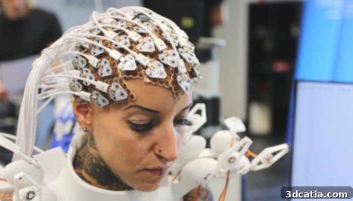 Neuro-Couture: The Dress That Reads Your Mind 2 PANGOLIN 3D printed DRESS