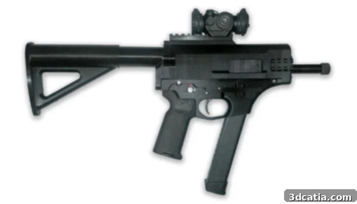 The FGC-9 3D printed carbine