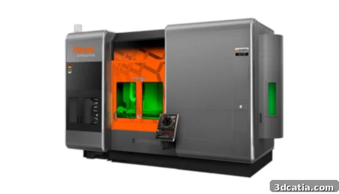 MAZAK INTEGREX i-400 AM hybrid 3D printer for metal part production