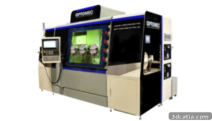 Optomec LENS 860 hybrid 3D printer for large-scale metal parts