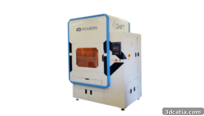 4Shift hybrid 3D printer by 4D Pioneers with CNC and additive capabilities